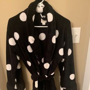 EUC Women’s Pink Victoria Secret Polka Dot Robe